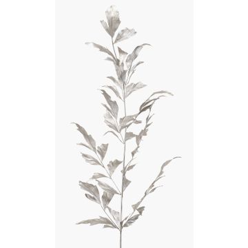 Artificial fishtail palm leaf MANIESO, silver, 4ft/130cm Artificial fishtail palm leaf MANIESO, silver, 4ft/130cm