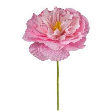 Decorative flower Carnation PURKIF made of paper, pink, 18"/45cm Decorative flower Carnation PURKIF made of paper, pink, 18"/45cm