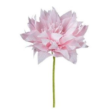 Decorative flower Dahlia XYLIA made of paper, pink, 18"/45cm