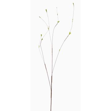 Decorative birch branch EMROLS, green, 4ft/130cm