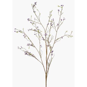 Artificial blueberry branch MIHALLU with berries, purple, 150cm