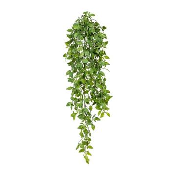 Artificial hanging plant: climbing fig LARNIS, support stick, green, 31"/80cm