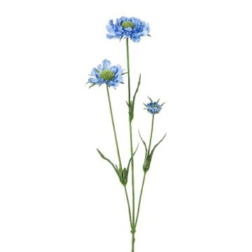 Decorative branch Scabiosa ATLENTO, blue, 26"/65cm