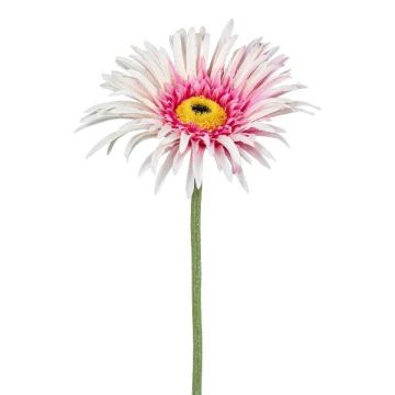 Decorative flower Gerbera FELISY, pink-white, 26"/65cm Decorative flower Gerbera FELISY, pink-white, 26"/65cm