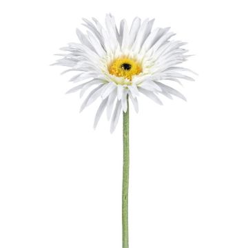 Decorative flower Gerbera FELISY, white, 26"/65cm Decorative flower Gerbera FELISY, white, 26"/65cm