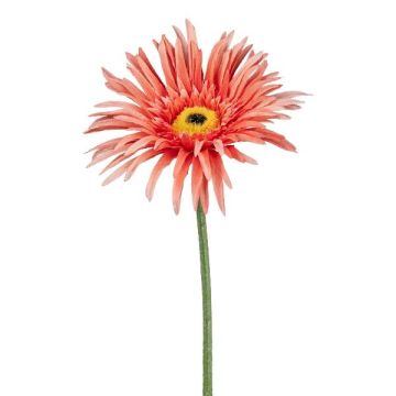 Decorative flower Gerbera FELISY, salmon, 26"/65cm