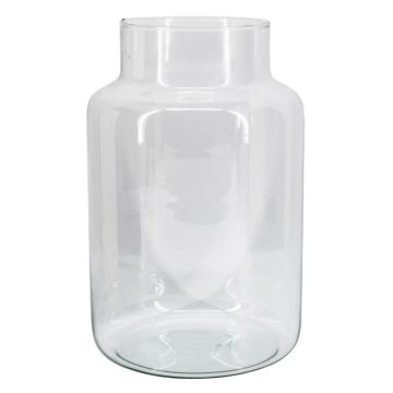 Glass table vase SIARA, clear, 12"/30cm, Ø7"/19cm