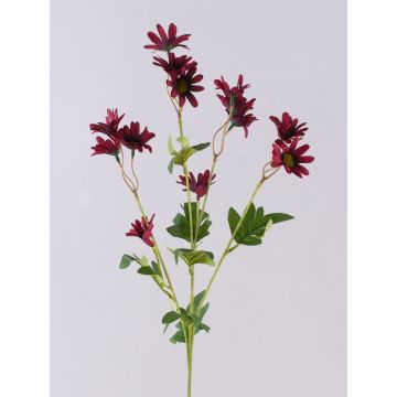 Artificial marguerite FENAS, dark red, 26"/65cm