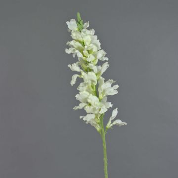 Artificial flower Snapdragon FOLET, white, 3ft/100cm Artificial flower Snapdragon FOLET, white, 3ft/100cm
