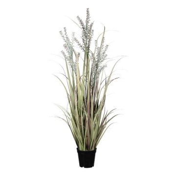Artificial grass Calamagrostis epigejos LERVA with panicles, green-pink, 3ft/100cm