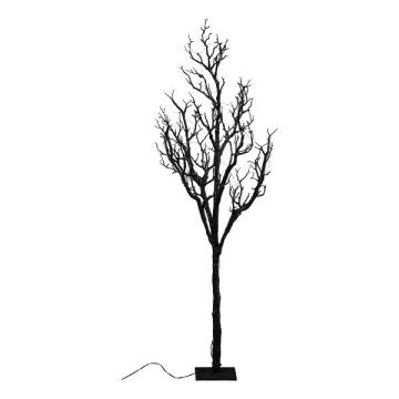 Artificial leafless tree trunk GLOVIR on a base, LEDs, with branches, black, 3ft/105cm Artificial leafless tree trunk GLOVIR on a base, LEDs, with branches, black, 3ft/105cm