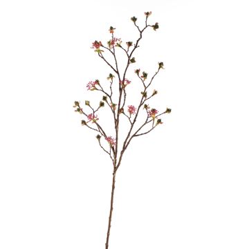 Fake Maple branch JOACHIM, with flowers, light pink-green, 4ft/110cm Fake Maple branch JOACHIM, with flowers, light pink-green, 4ft/110cm