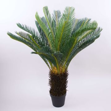 Artificial cycas palm WERFLI in decorative pot, 4ft/110cm Artificial cycas palm WERFLI in decorative pot, 4ft/110cm
