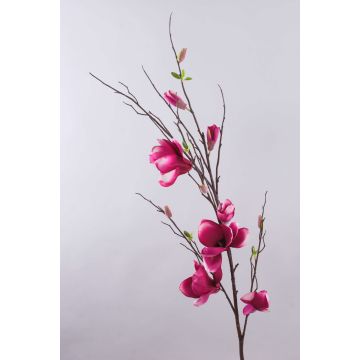 Artificial magnolia branch GLIVOR, fuchsia, 4ft/115cm Artificial magnolia branch GLIVOR, fuchsia, 4ft/115cm