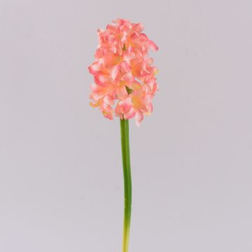 Artificial hyacinth KALENDRA, apricot, 12"/30cm Artificial hyacinth KALENDRA, apricot, 12"/30cm