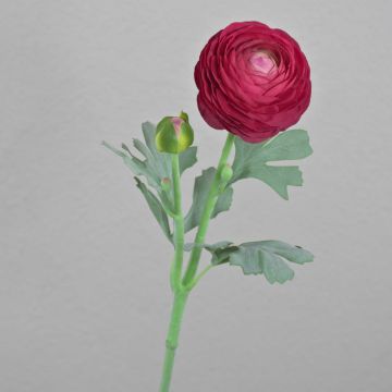 Artificial ranunculus CADISS, pink, 50 cm, Ø7.5 cm