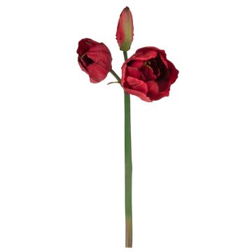 Artificial amaryllis GRELTA, red, 80cm