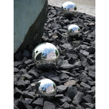 Christmas tree ball TEODORA, 4 pcs, shiny silver, Ø4"/10cm Christmas tree ball TEODORA, 4 pcs, shiny silver, Ø4"/10cm