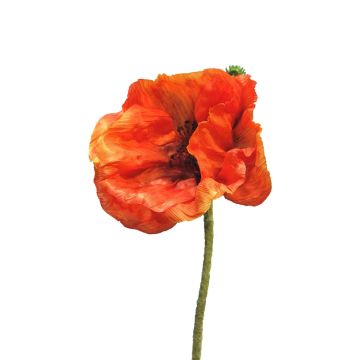 Artificial poppy ANKANG, orange, 28"/70cm Artificial poppy ANKANG, orange, 28"/70cm