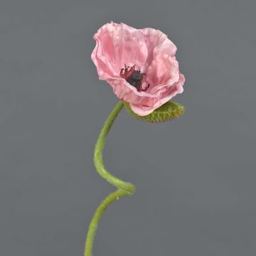 Artificial poppy ANKANG, pink, 28"/70cm Artificial poppy ANKANG, pink, 28"/70cm
