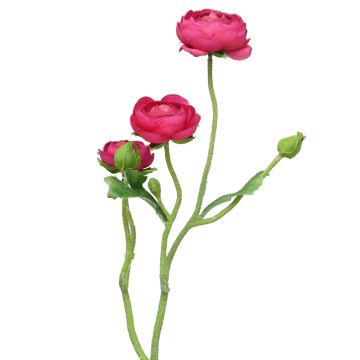 Artificial ranunculus branch JIXIANG, pink, 20"/50cm Artificial ranunculus branch JIXIANG, pink, 20"/50cm