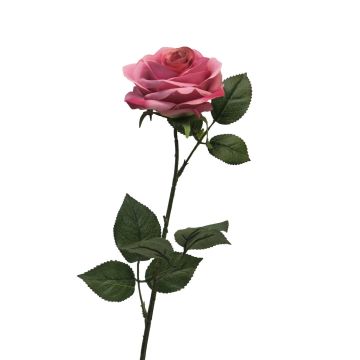 Artificial rose KAILIN, pink, 26"/65cm