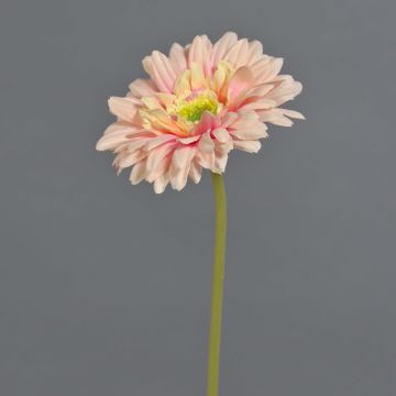 Artificial gerbera QIUDONG, peach-pink, 20"/50cm Artificial gerbera QIUDONG, peach-pink, 20"/50cm