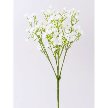 Artificial gypsophila bush CECILIA, white, 12"/30cm, Ø0.4"/1cm