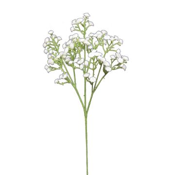 Artificial gypsophila CECILIA, white, 22"/55cm, Ø0.4"/1cm