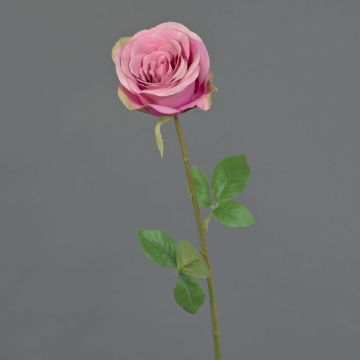 Artificial rose RUYUN, pink, 18"/45cm