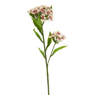 Artificial carnation branch YUFENG, cream-pink, 24"/60cm Artificial carnation branch YUFENG, cream-pink, 24"/60cm