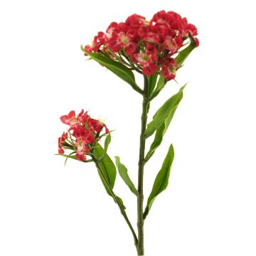 Artificial carnation branch YUFENG, red, 24"/60cm Artificial carnation branch YUFENG, red, 24"/60cm