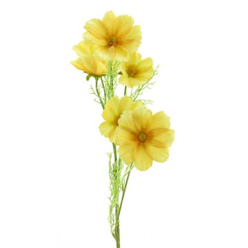 Artificial cosmos branch YUNIAN, yellow, 31"/75cm Artificial cosmos branch YUNIAN, yellow, 31"/75cm