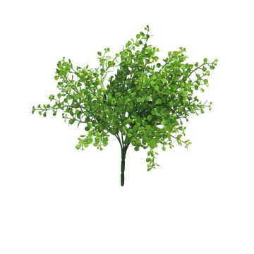 Decorative eucalyptus TINGYU on spike, green, 12"/30cm