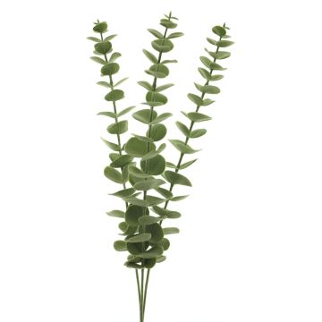Artificial eucalyptus branch XUAN, green, 24"/60cm