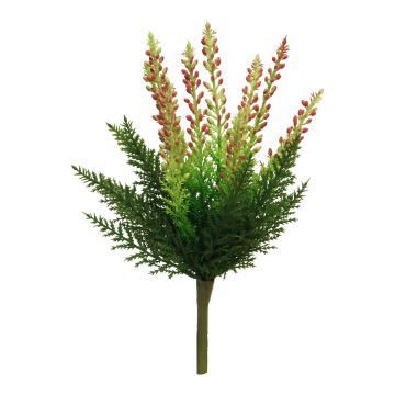 Artificial erica RUOYAN on spike, pink, 12"/30cm