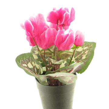 Artificial cyclamen XIAOGUO, pink, 10"/25cm