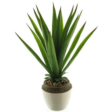 Artificial Aloe Vera SHURUI in ceramic pot, green, 18"/45cm Artificial Aloe Vera SHURUI in ceramic pot, green, 18"/45cm
