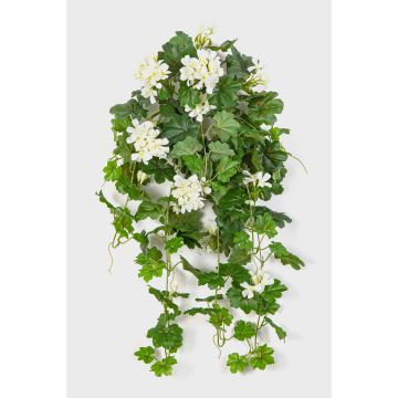 Artificial geranium KAISA on spike, white, 28"/70cm Artificial geranium KAISA on spike, white, 28"/70cm