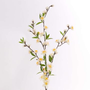 Fake Cherry blossom spray KATHRIN, white, 26"/65cm Fake Cherry blossom spray KATHRIN, white, 26"/65cm