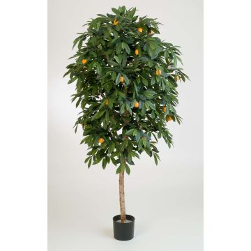Artificial Orange tree CELIA, real stem, with fruits, green, 4ft/110cm Artificial Orange tree CELIA, real stem, with fruits, green, 4ft/110cm