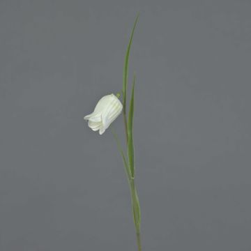 Artificial campanula LUXING, white, 16"/40cm