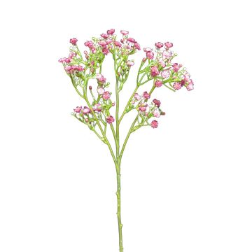 Artificial gypsophila CECILIA, fuchsia, 18"/45cm, Ø0.4"/1cm