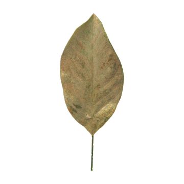 Artificial magnolia leaf SHIJUN, 12 pieces, gold, 12"/30cm Artificial magnolia leaf SHIJUN, 12 pieces, gold, 12"/30cm
