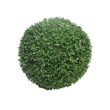 Artificial boxwood ball FRITZ, plastic grid, crossdoor, Ø15"/38cm Artificial boxwood ball FRITZ, plastic grid, crossdoor, Ø15"/38cm