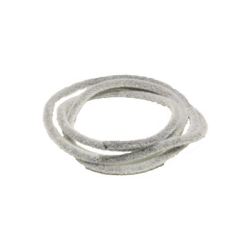 Decorative liana LINJIE with moss, white, 6ft/180cm