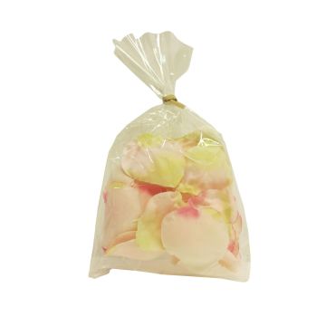Artificial rose petals ANNIAN, pink-yellow, 40 pieces Artificial rose petals ANNIAN, pink-yellow, 40 pieces