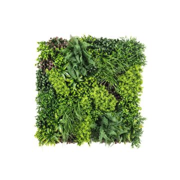 Artificial plant mat / hedge RIBLA, blossoms, crossdoor, green-red-white, 3ftx3ft/100x100cm Artificial plant mat / hedge RIBLA, blossoms, crossdoor, green-red-white, 3ftx3ft/100x100cm