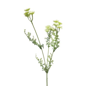 Artificial achillea branch YISUAN, white, 20"/50cm Artificial achillea branch YISUAN, white, 20"/50cm