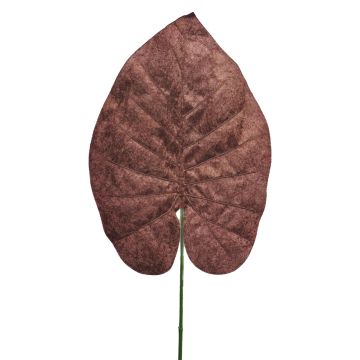 Artificial philodendron Scandens leaf AOSHEN, brown, 28"/70cm Artificial philodendron Scandens leaf AOSHEN, brown, 28"/70cm